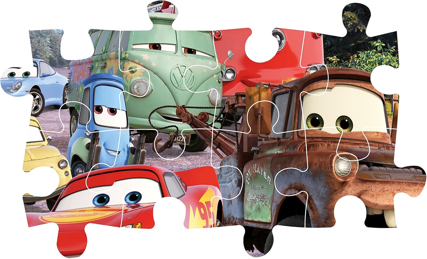 PUZZLE CARS ON THE ROAD 24 MAXI PIEZAS CLEMENTONI