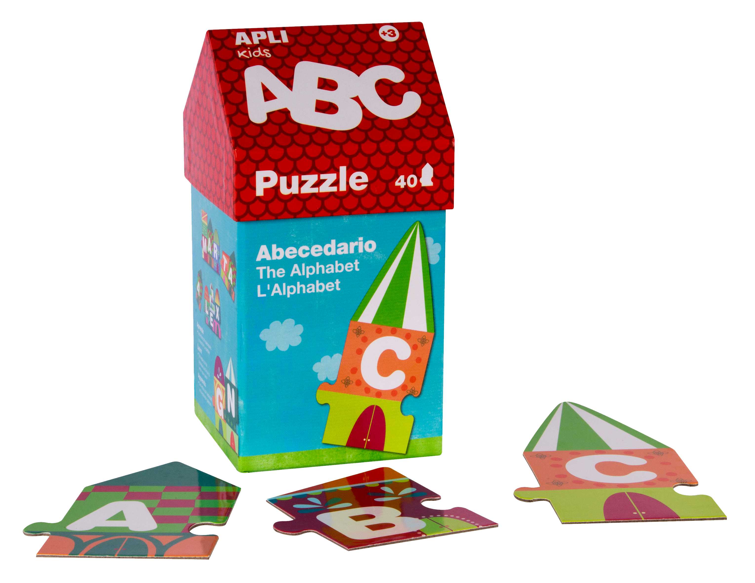 PUZZLE CASITA ABC 40 PIEZAS APLI REF: 14805