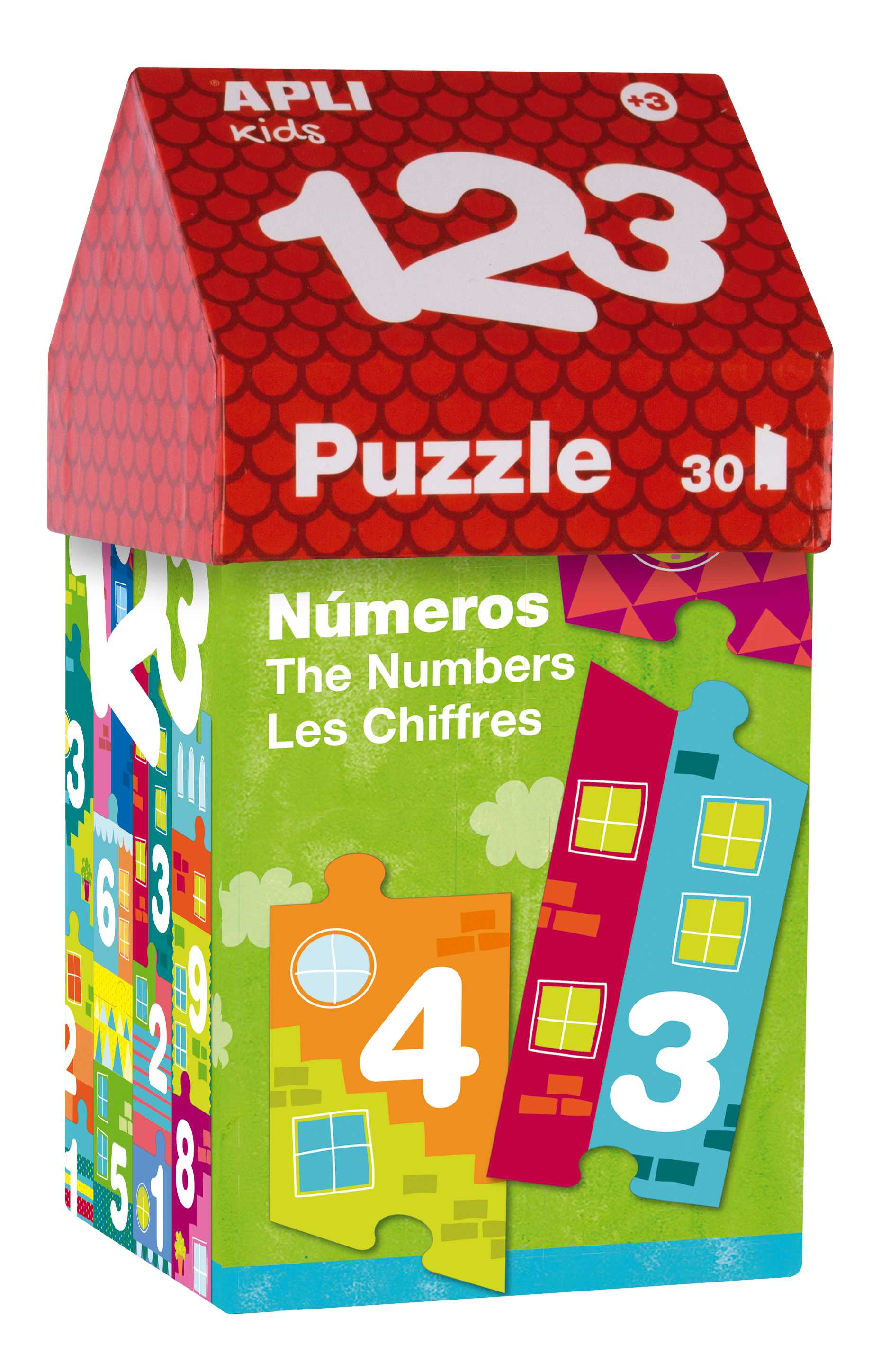 PUZZLE CASITA LOS NUMEROS 30 PIEZAS APLI REF: 14806