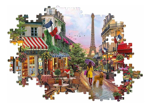 PUZZLE FLOWERS IN PARIS CLEMENTONI REF: 39482