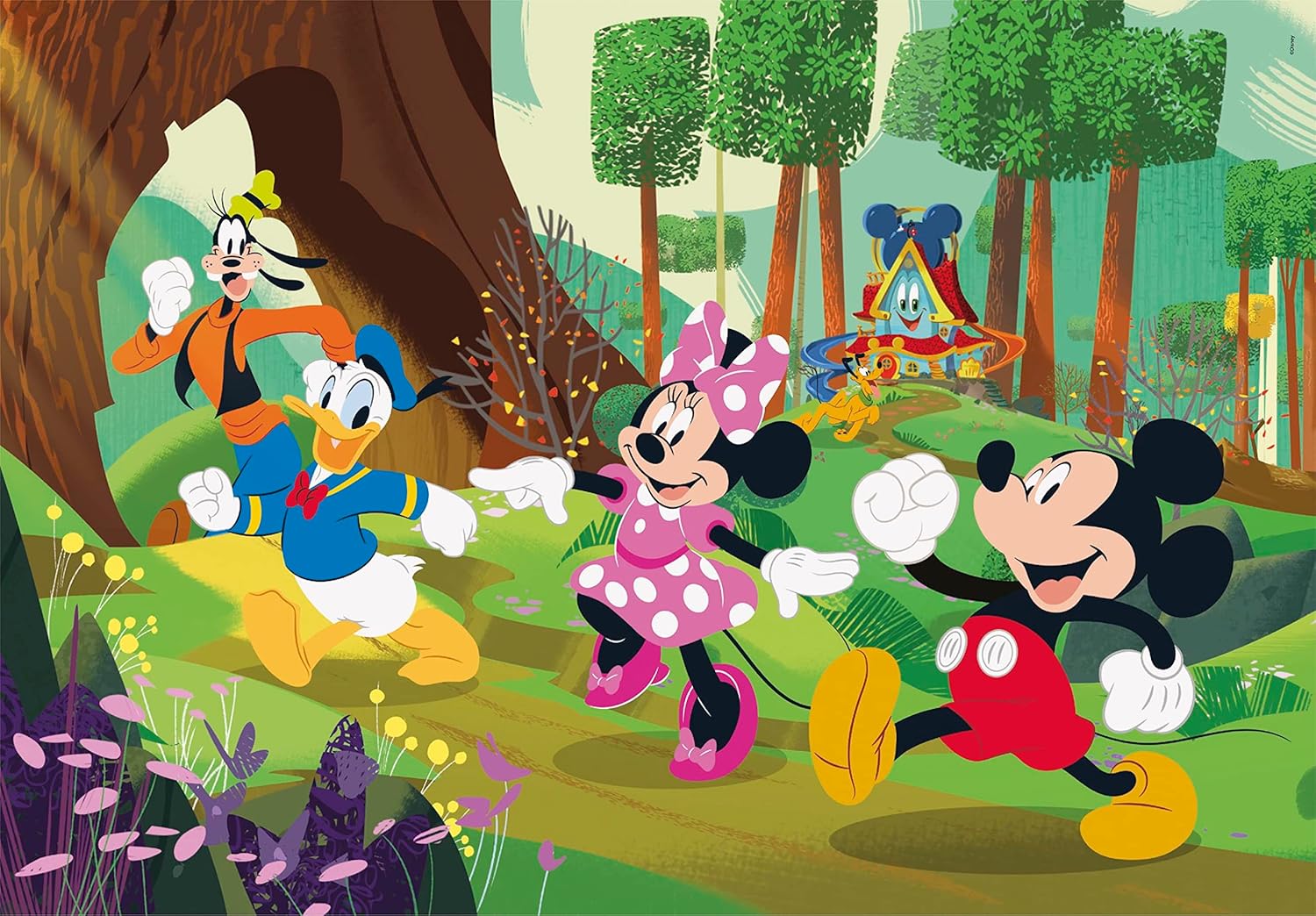 PUZZLE MICKEY Y SUS AMIGOS 104 MAXI PIEZAS CLEMENTONI