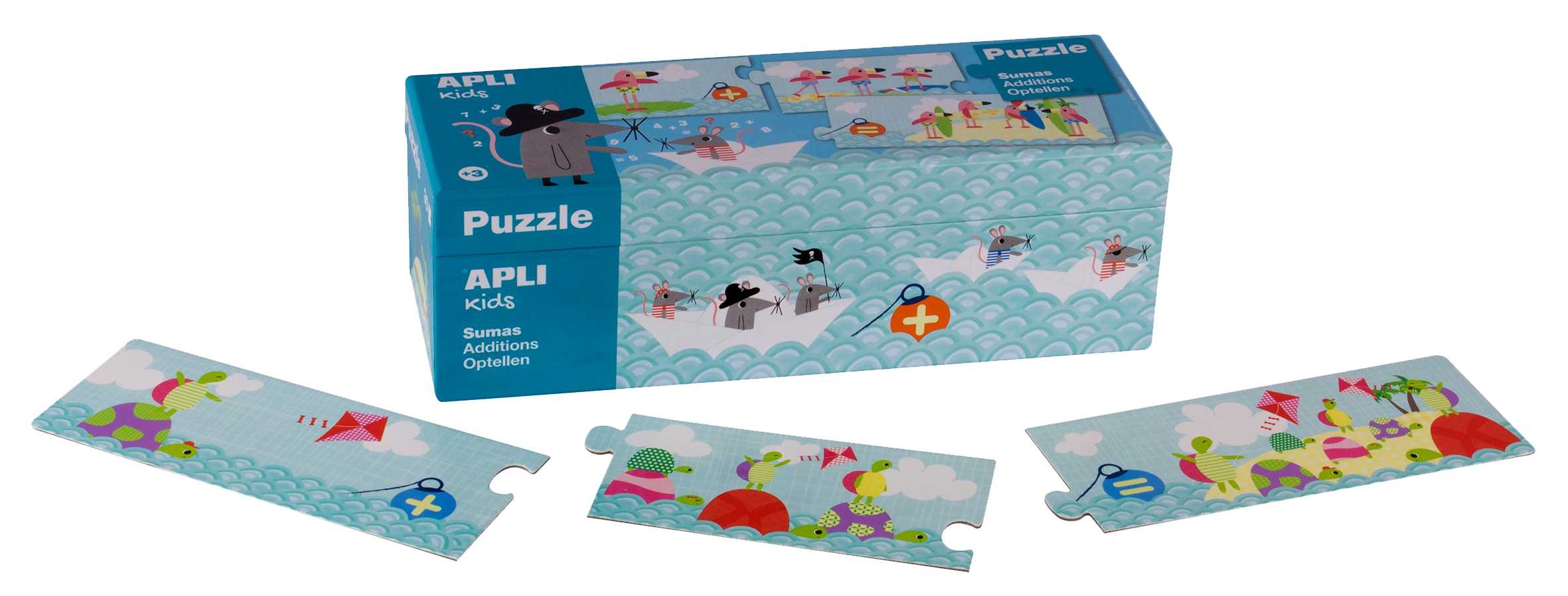 PUZZLE SUMAS NAUFRAGOS 30  PIEZAS APLI REF: 14771