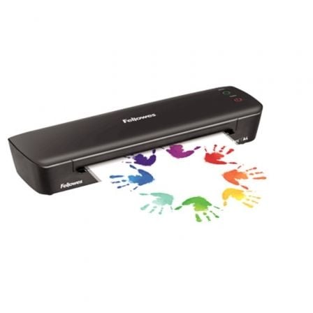 Plastificadora Fellowes Arc A4/ hasta A4 y 80 Micras/ Negra