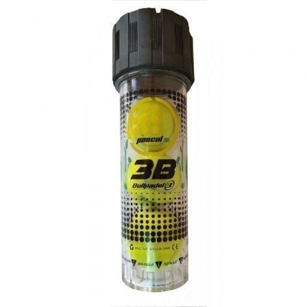 Presurizador para Pelotas de Pádel Bullpadel Pascal Box 3B/ Incluye Bomba Hinchadora/ Capacidad 3 ud