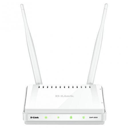 Punto de Acceso Inalámbrico D-Link DAP-2020 300Mbps/ 2.4GHz/ Antenas de 5dBi/ WiFi 802.11n/b/g