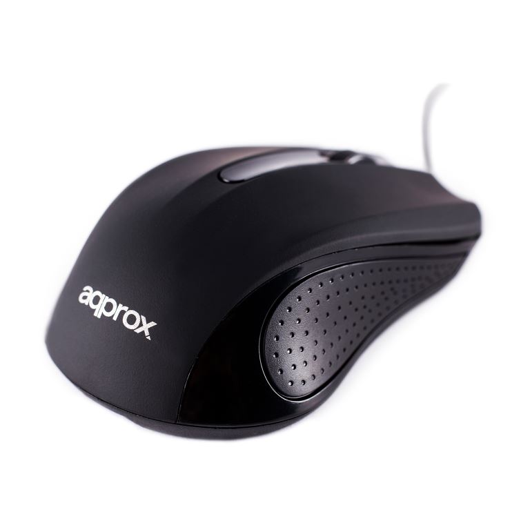 RATON OPTICO APPROX/TRUST/NGS NEGRO -1000DPI - USB 2.0 REF: APP-MOU APPOMLITEBV2