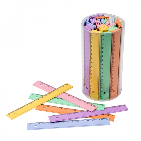 REGLA 16CM ***COLORES PASTEL***UNIDAD SUELTA***