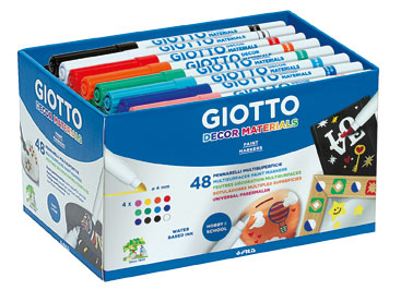 ROTULADOR GIOTTO DECORACIÓN SCHOOLPACK 48 PIEZAS REF.524600