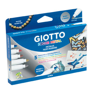 ROTULADOR GIOTTO METALICO 5 COLORES REF. 452900
