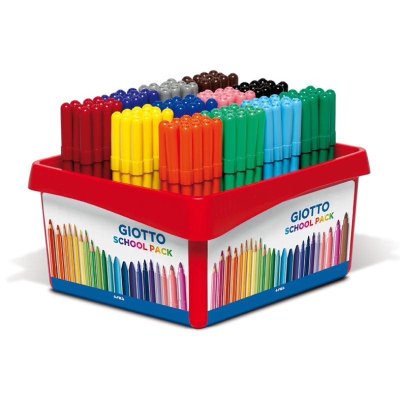 ROTULADOR GIOTTO TURBO COLOR SCHOOLPACK 144 UDS. 12 X 12 COLORES REF. F523800
