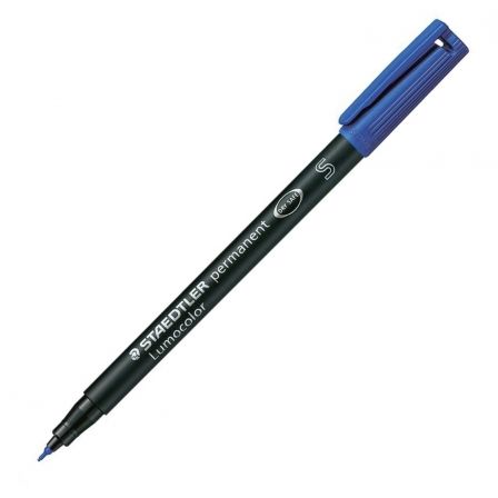 ROTULADOR LUMOCOLOR STAEDTLER 313-3 AZUL 0.4MM