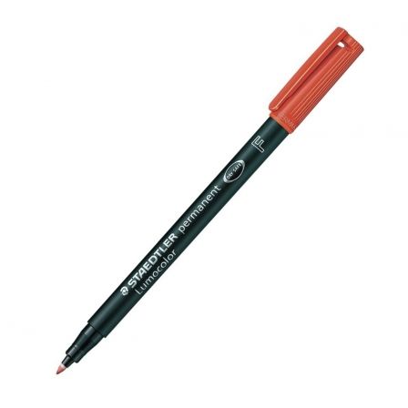 ROTULADOR LUMOCOLOR STAEDTLER 318-2 ROJO 0.6MM