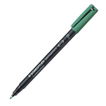 ROTULADOR LUMOCOLOR STAEDTLER 318-5 VERDE 0.6MM