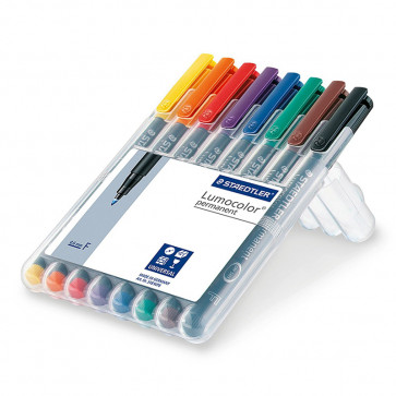 ROTULADOR LUMOCOLOR STAEDTLER 318WP8 ESTUCHE 8 COLORES 0.6MM