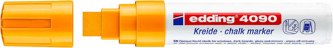 ROTULADOR ***PARA CRISTAL EDDING 4090 PUNTA 4-15MM*** COLOR NARANJA