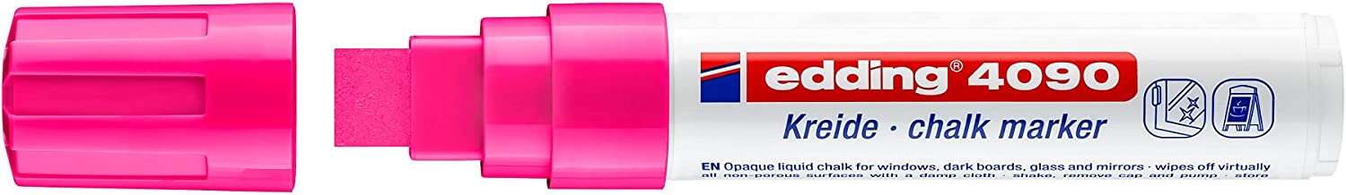ROTULADOR ***PARA CRISTAL EDDING 4090 PUNTA 4-15MM*** COLOR ROSA