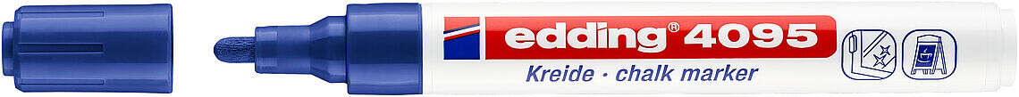 ROTULADOR ***PARA CRISTAL EDDING 4095 PUNTA 2-3MM*** COLOR AZUL