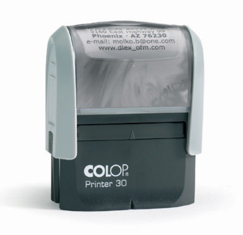 SELLO PRINTER 20 PERSONALIZADO AZUL