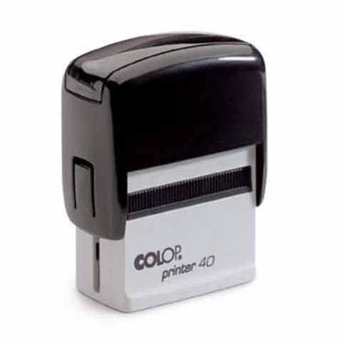 SELLO PRINTER 40 COLOR AZUL PERSONALIZADO
