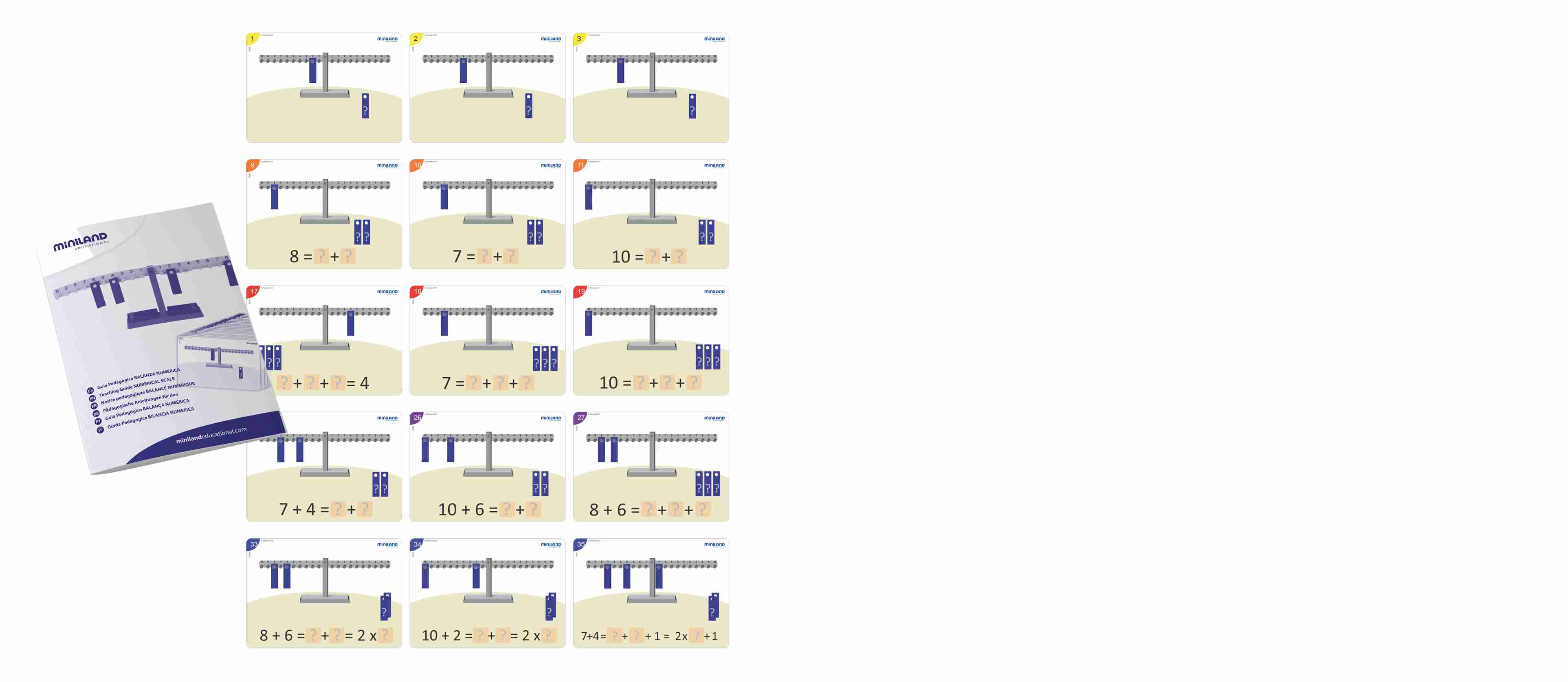 SET 40 ACTIVIDADES PARA BALANZA NUMERCICA