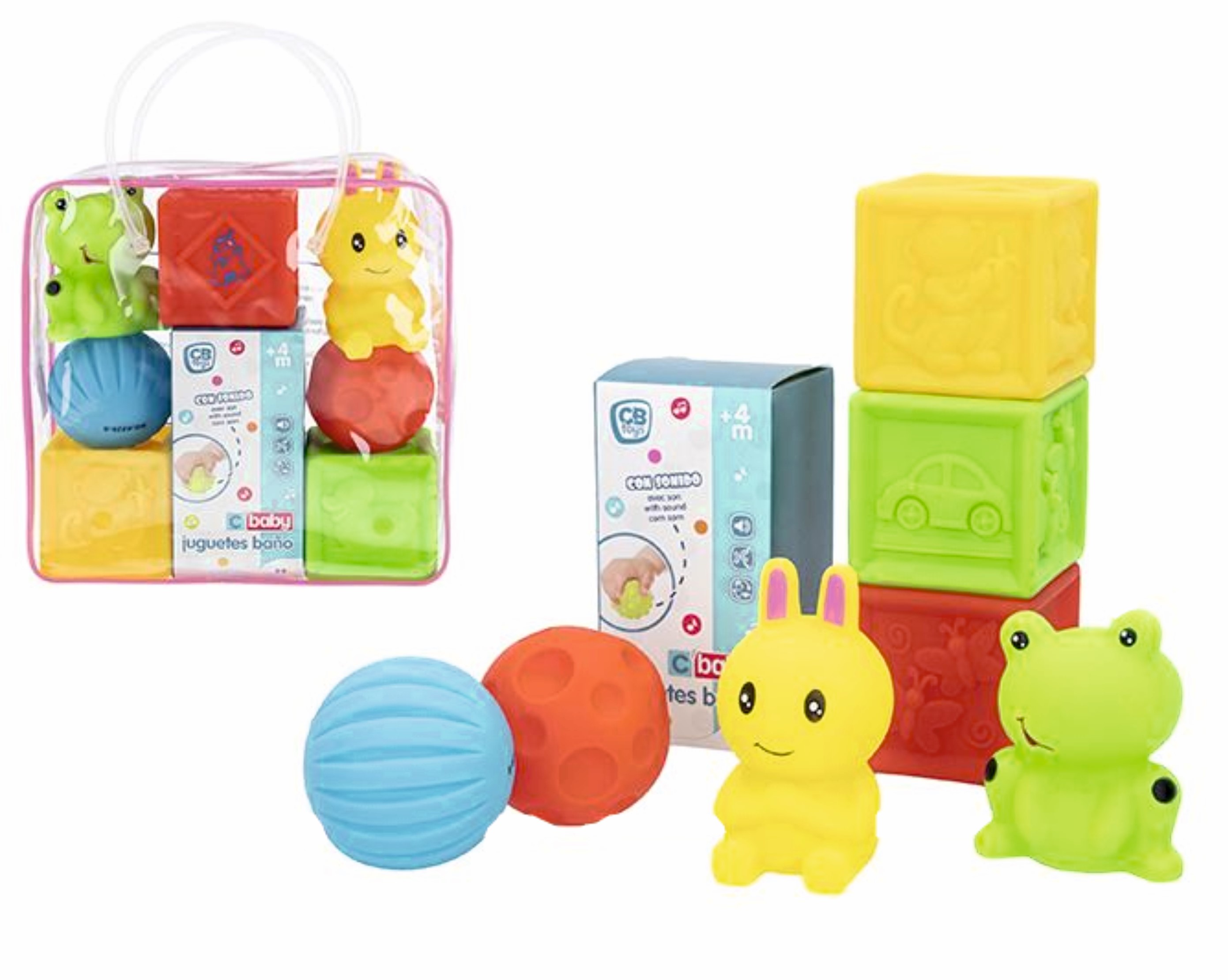 SET 7 PIEZAS MUÑECOS / BLOQUES Y BOLAS