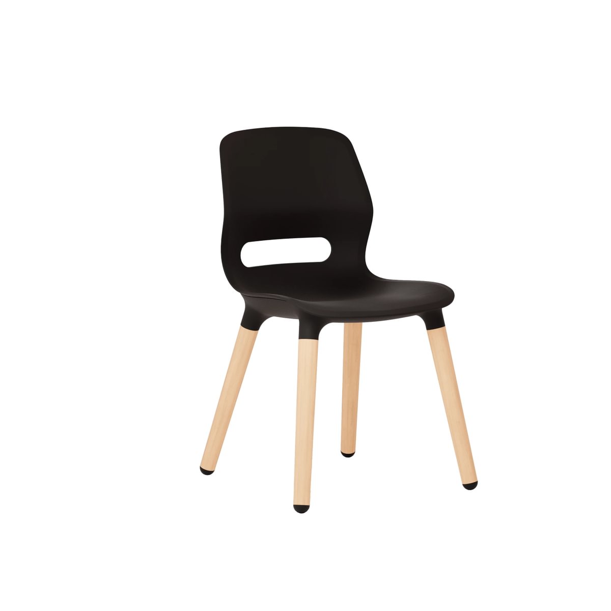 SILLA ESCOLAR JUN WOOD "COLOR NEGRO"