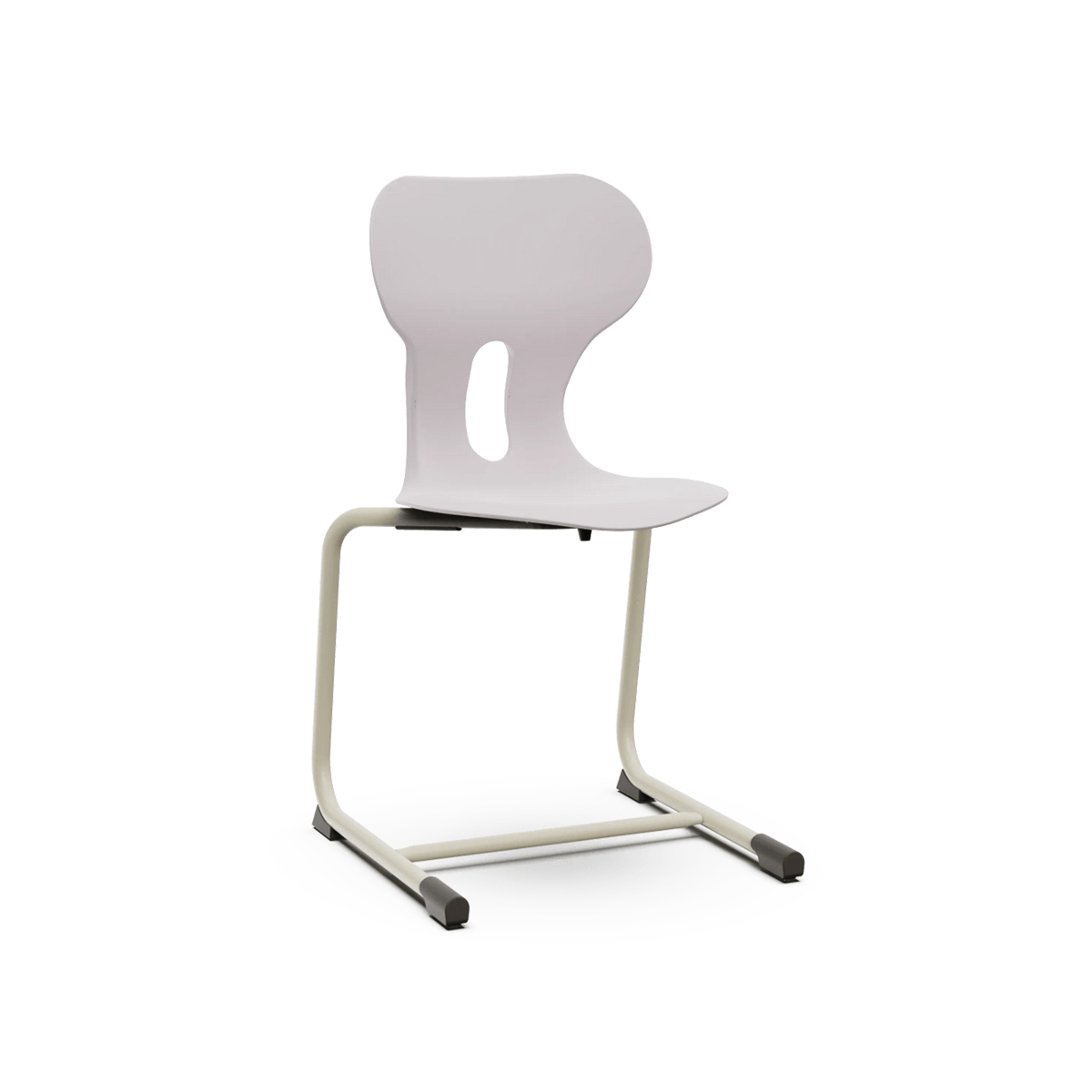 SILLA ESCOLAR LIA CANTILER ***COLOR BLANCO*** TALLA 4/5/6