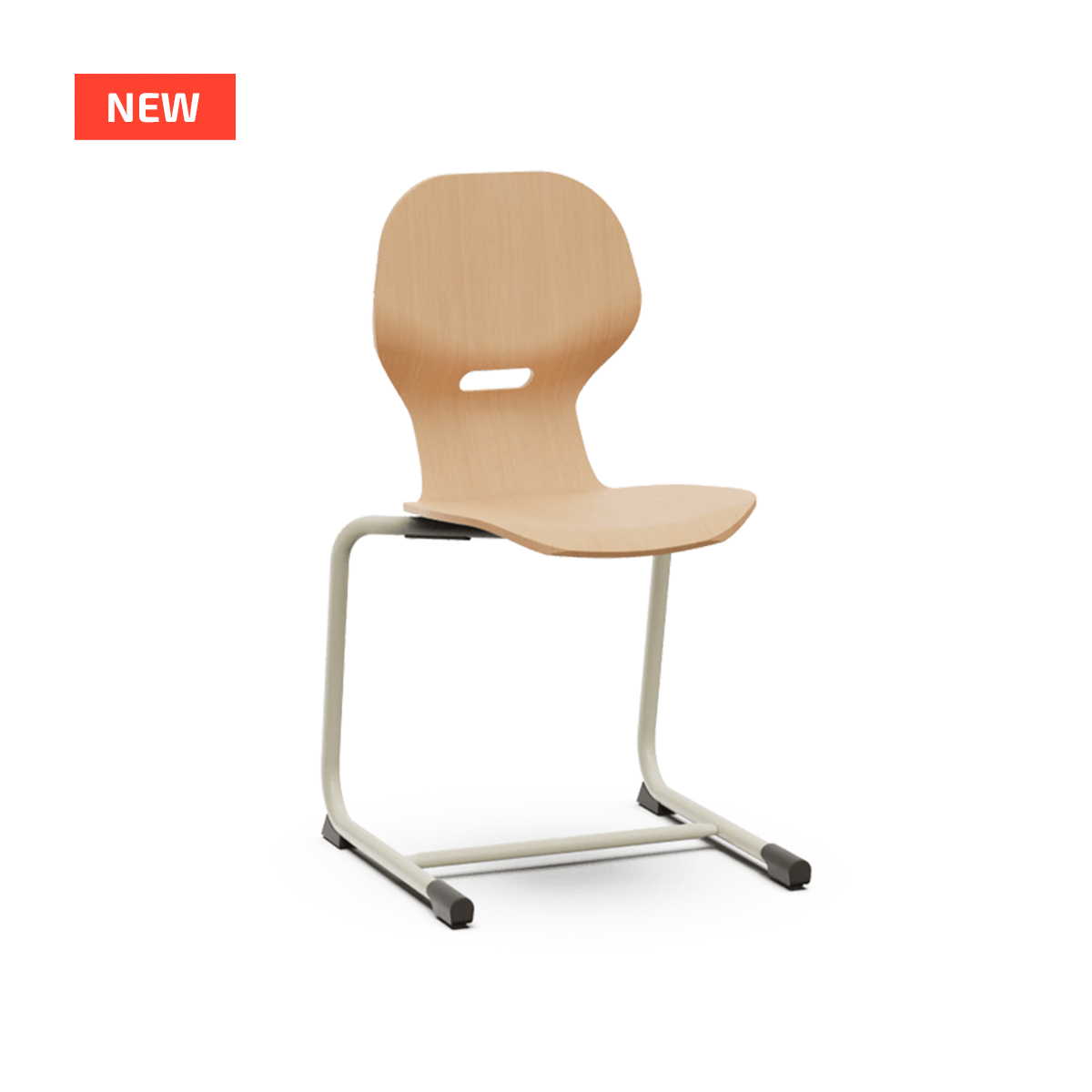 SILLA ESCOLAR LIA WOOD CANTILEVER BASIC "MADERA"