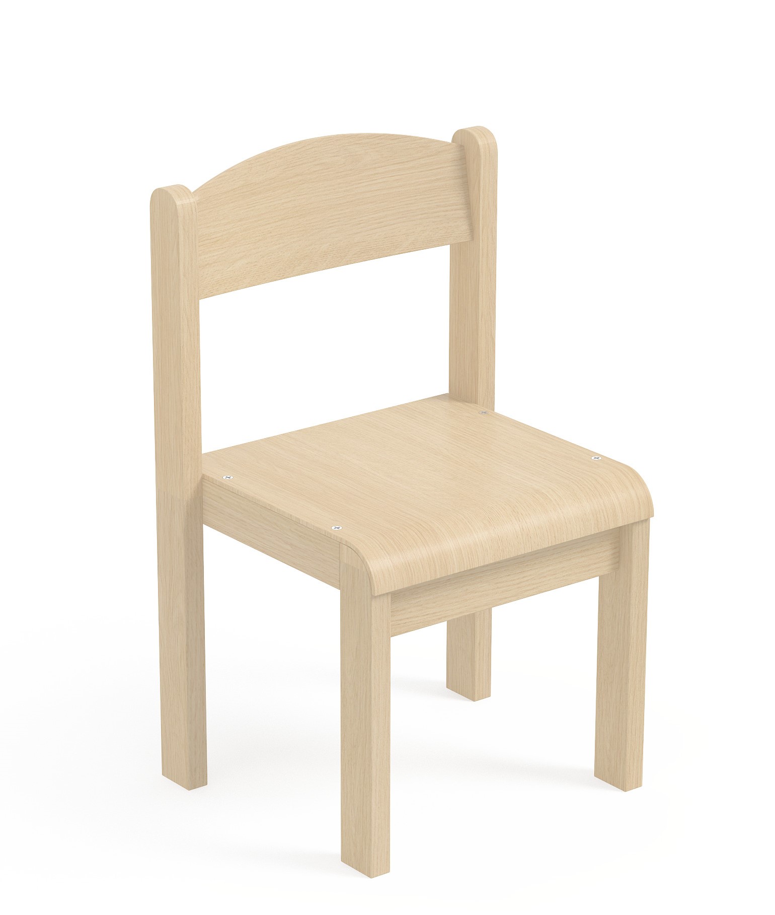 SILLA MADERA INFANTIL COLOR HAYA EN ALTURA ASIENTO DE 31 Y 35CM REF: 1044 ZOE