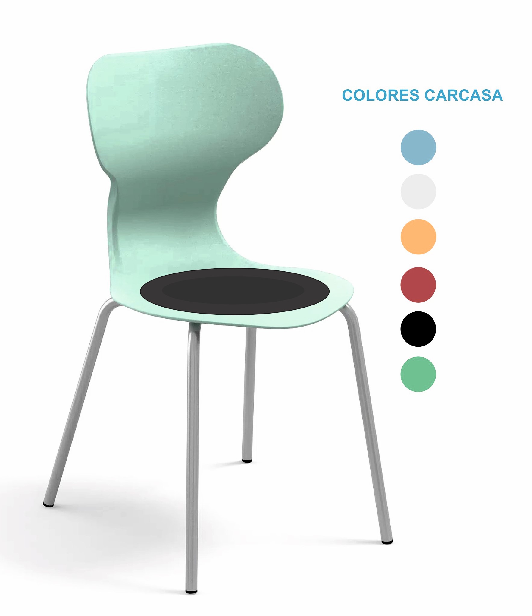 SILLA MIA BASIC ***CON ASIENTO TAPIZADO*** REF: 1028 MIA BASIC + 01-5320 MIA