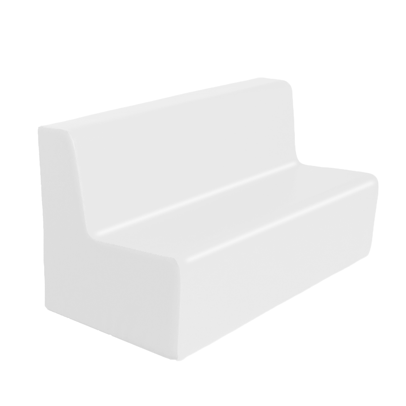 SILLÓN TRIPLE BLANCO 100X45X50 CM REF 047C