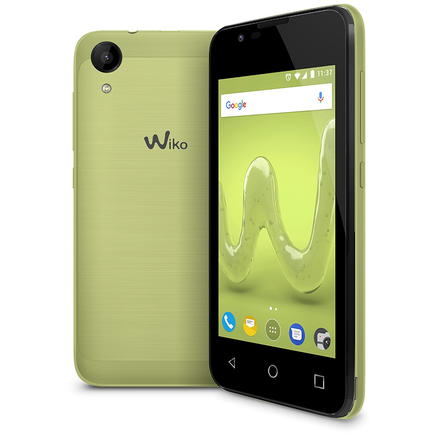 SMARTPHONE WIKO SUNNY 2 LIME - 4" - CAMARA 5MP/2MP - QC 1.2GHZ - 8GB - 512MB RAM - ANDROID 6 - DUAL SIM - BAT 1300MAH