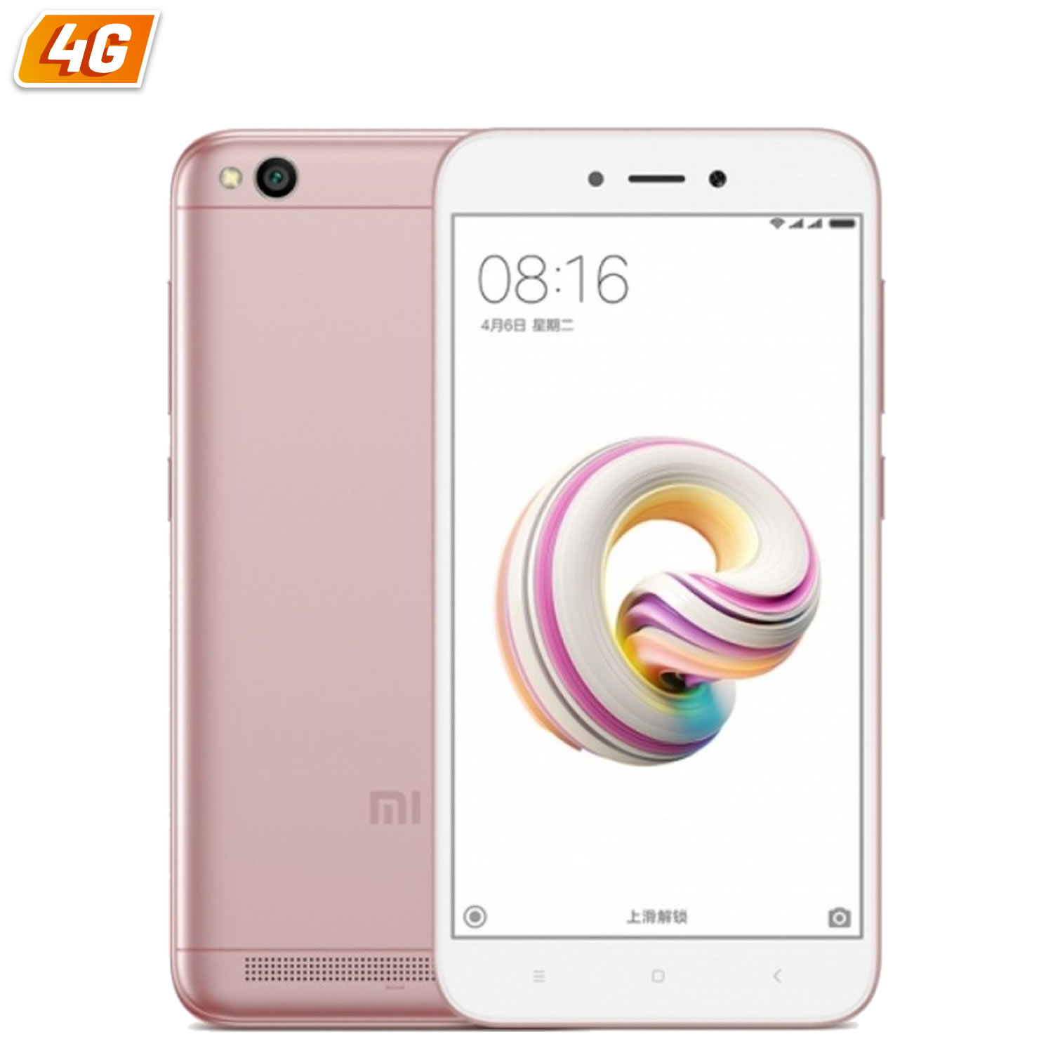 SMARTPHONE XIAMOMI REDMI 5A ROSE 5" - QC 1.4GHZ - 2GB RAM - 16GB - 4G - BAT 3000MAH - ANDROID