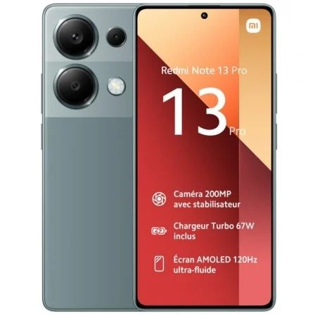 SMARTPHONE XIAOMI REDMI NOTE 13 PRO 12GB/512GB /6.67" 16MP CAMARA