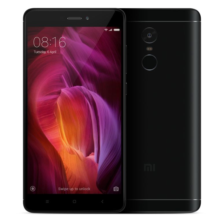 SMARTPHONE XIAOMI REDMI NOTE 4 BLACK - 64GB - 5.5" - OC 2.0GHZ - 4GB RAM - CAM 13/5MP - 4G - DUAL SIM - BAT 4100MAH - MIUI V8 ANDROID 6