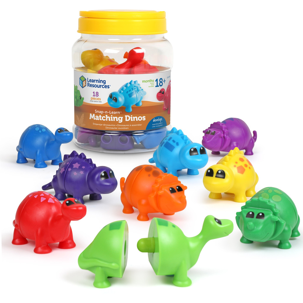 SNAP-N-LEARN MATCHING DINOS FALOMIR