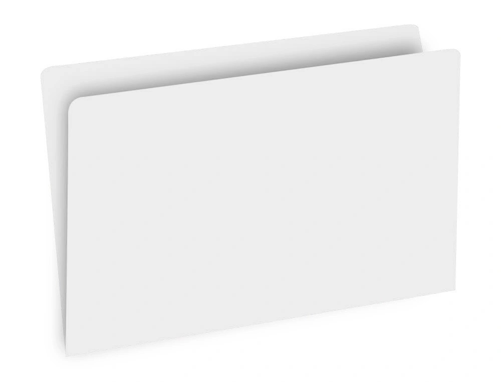 SUBCARPETA FOLIO ***BLANCA*** LIDERPAPEL 180G