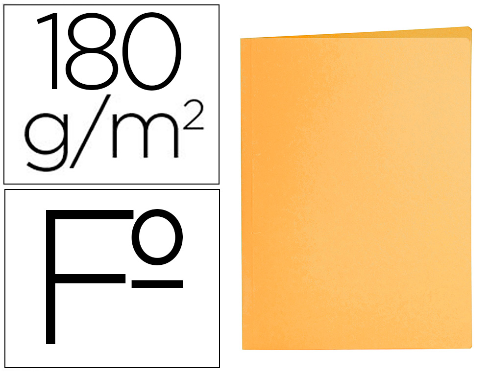 SUBCARPETA FOLIO NARANJA