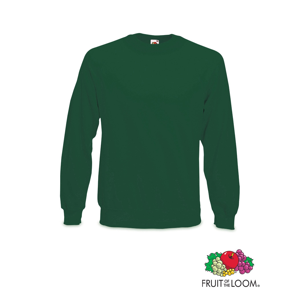 SUDADERA ADULTO 80% ALGODON Y 20% POLIESTER TALLA L COLOR VERDE REF: 3567