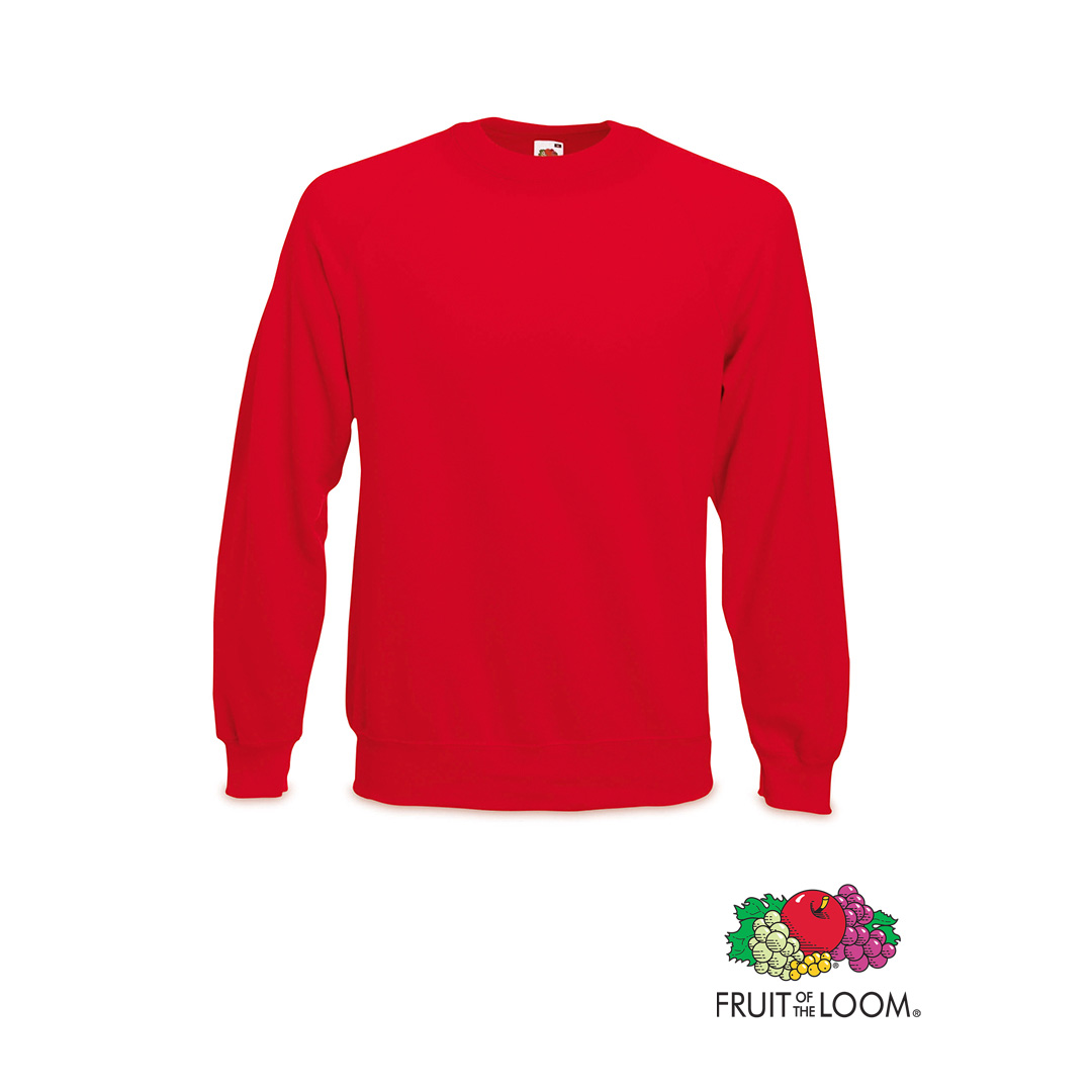 SUDADERA ADULTO 80% ALGODON Y 20% POLIESTER TALLA M COLOR ROJO REF: 3567