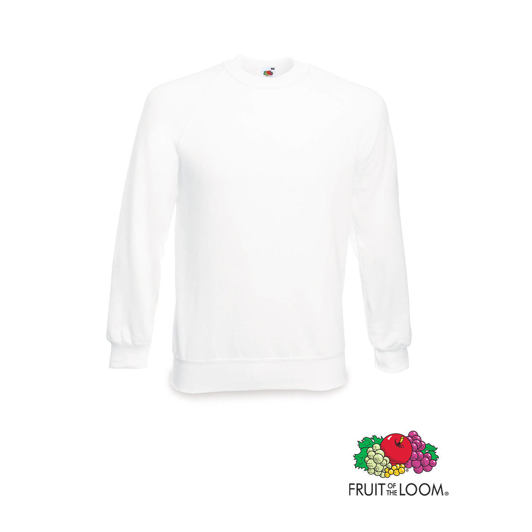 SUDADERA ADULTO 80% ALGODON Y 20% POLIESTER TALLA S COLOR BLANCO REF: 3567