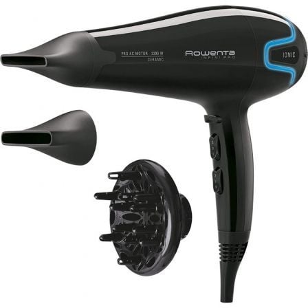 Secador Rowenta Infini Pro Beauty CV8730/ 2200W/ Negro