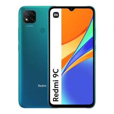 Smartphone Xiaomi Redmi 9C 4GB/ 128GB/ 6.53"/ Verde Aurora