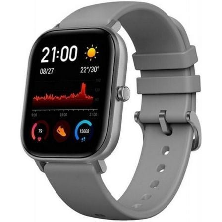 Smartwatch Huami Amazfit GTS/ Notificaciones/ Frecuencia Cardíaca/ GPS/ Gris