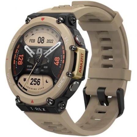 Smartwatch Huami Amazfit T-Rex 2/ Notificaciones/ Frecuencia Cardíaca/ GPS/ Desert Khaki