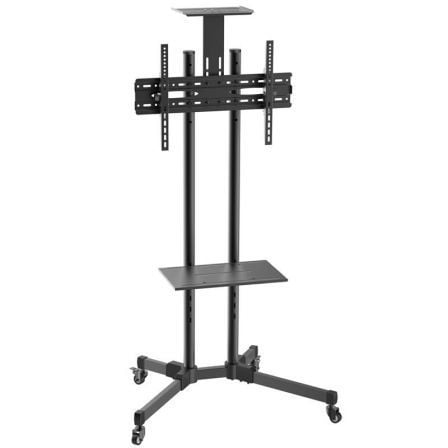 Soporte de Pie Inclinable con Ruedas Aisens FT70TE-035 para TV de 37-70"/ hasta 50kg