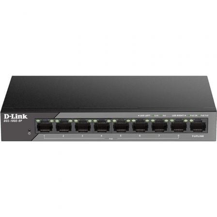 Switch D-Link DSS-100E-9P 9 Puertos/ RJ-45 10/100 PoE