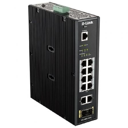 Switch Gestionado D-Link DIS-200G-12PS 12 Puertos/ Gigabit 10/100/1000/ SFP/ PoE