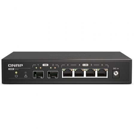 Switch QNAP QSW-2104-2S 6 Puertos/ RJ-45 10/100/1000/10GBASE-T SFP