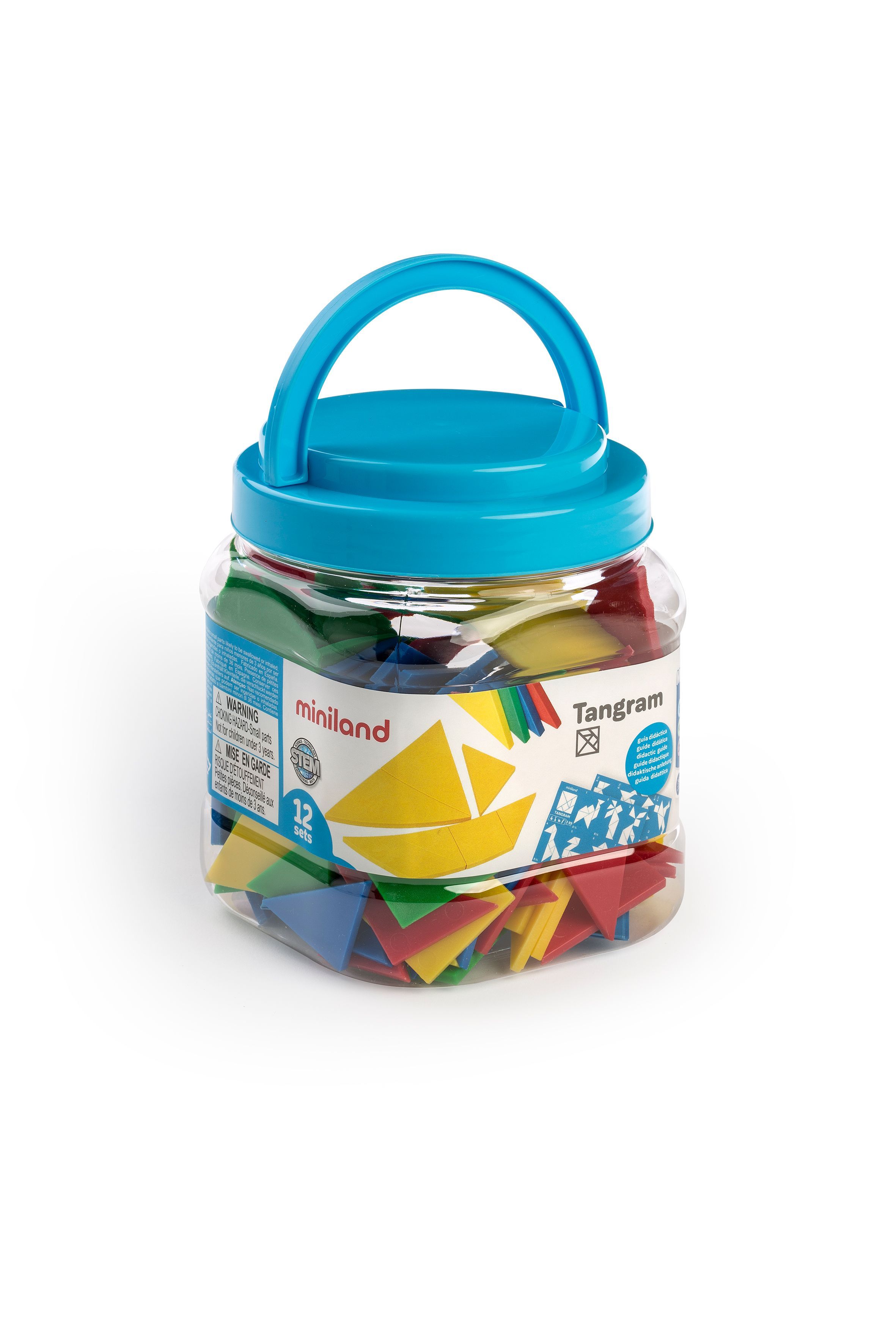 TANGRAM 84 PZS COLORES MINILAND REF: 31727